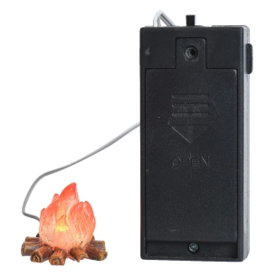 Flamme Led Pour Crèche 2xaa 3x3x3cm