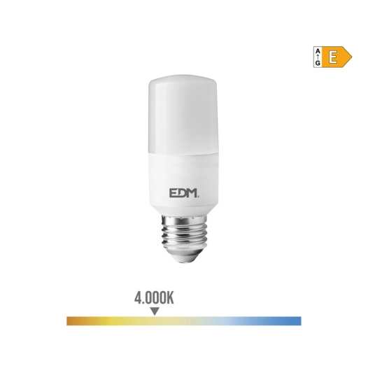 Ampoule Tubulaire Led E27 10w 1100lm 4000k Lumière Du Jour Edm