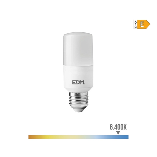Ampoule Tubulaire Led E27 10w 1100lm 6400k Lumière Froide Ø4x10,7cm Edm