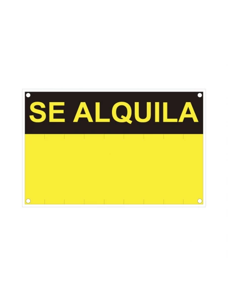Se Alquila (PVC 0.4mm) 45x70cm