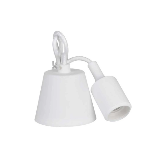 Suspension En Silicone E27 60w Couleur Blanche Edm