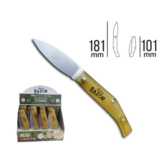 Couteau De Poche Avec Manche En Plastique De 181mm. Edm