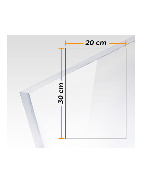 Plaque Acrylique Transparente 3mm Transparence optique élevée et légèreté - COMPOSSAR