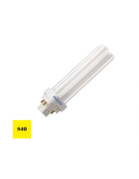 5 Ampoule Basse Consommation Lynx D-26w G24 840k Pld-4pin Lumière Du Jour 17.4cm Philips