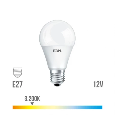 Ampoule Standard Led 12v Ac/Dc E27 10w 810 Lm 3200k Lumière Chaude Edm
