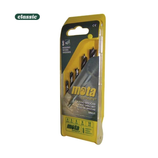 Jeu 5 Forets Bois De 4mm À 10mm Mmj5 Mota