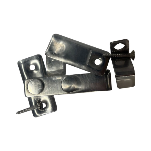 Heurtoir Reversible Blister 6 Cm Inox Edm