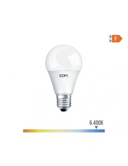 Ampoule ''CREPUSCULAIRE'' Standard Led E27 10w 800lm 6400k Lumière Froide Ø6x11cm Edm