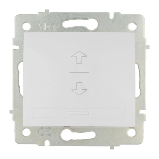 Interrupteur Pour Volet 10a 250v Blanc S. Europa Solera Erp21