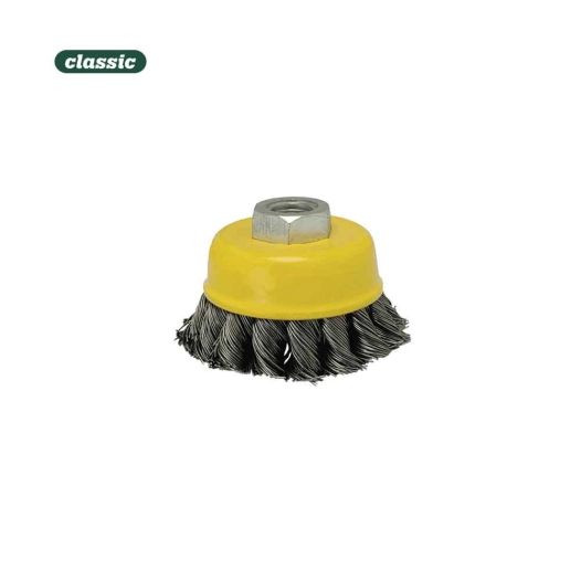 Brosse Soucoupe En Acier Torsadé 60mm Fhr60 Mota