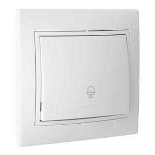Bouton Poussoir Sonnette 10a 250v S.Europa Solera Erp03u