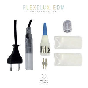 Connecteur - Alimentation Tube Flexilux 2 Voies Edm