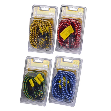 3 Set Tendeur Élastique Avec Crochets 200cm 2u.