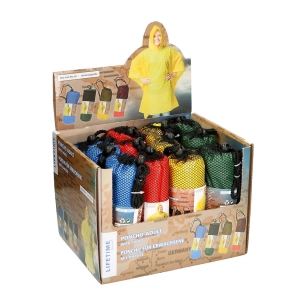 Poncho Épais 100x130cm Couleurs Assortis