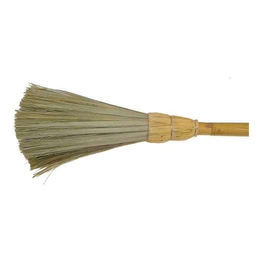 Balai De Feuilles De Palmier Et Manche De Canne 137x20cm Imex El Zorro