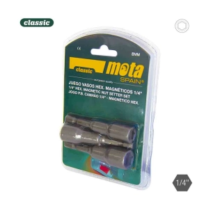 Jeu Douilles Hexagonales Magnétiques 8-10-11mm Bvm Mota