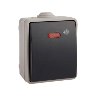 Bouton-Poussoir Lumineux Étanche Ip54 (RÉTRACTABLE) Solera 3320il