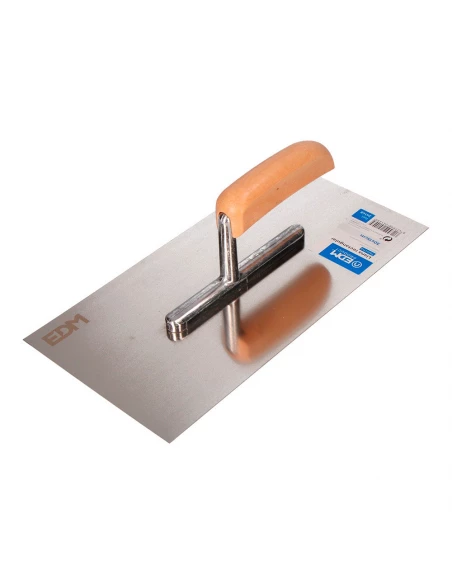 Truelle Rectangulaire Manche Bois 300x150mm Edm