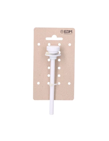 Volet De Sécurité Blanc Métallique Sur Carton Suspendu Edm