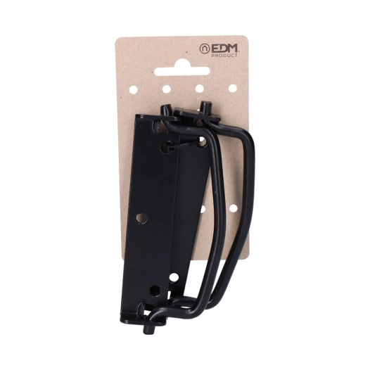 3 2uni. Poignée Pliante Avec Butée 125 Mm Couleur Noire En Carton Suspendu Edm