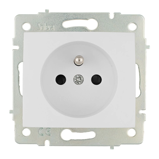 Base Bipolaire 16a 250v Avec Prise Française S.Europa Solera Erp60f