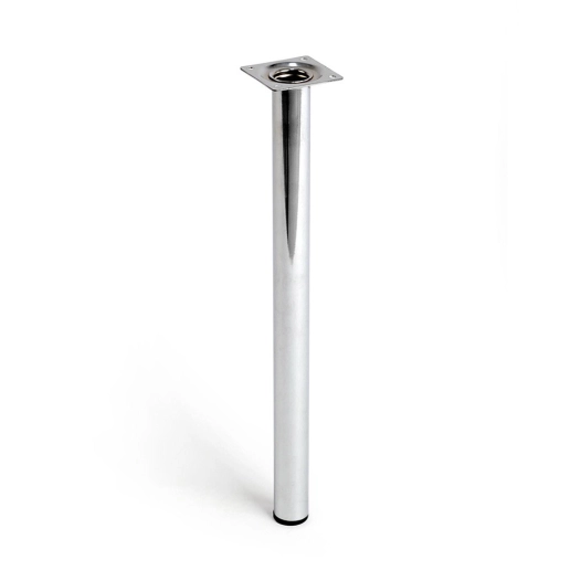 Pied Cylindrique En Acier Couleur Chrome Brillant Mod.401g. Dimensions Ø3x40cm 2-401g.400.21 Rei