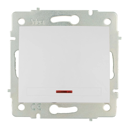 Interrupteur/Interrupteur D'éclairage 10ax 250v S.Europa Solera Erp02ilqc