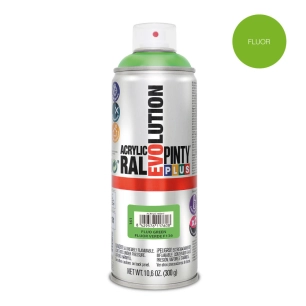 Peinture En Aérosol Pintyplus Evolution 520cc Vert Fluorescent F136