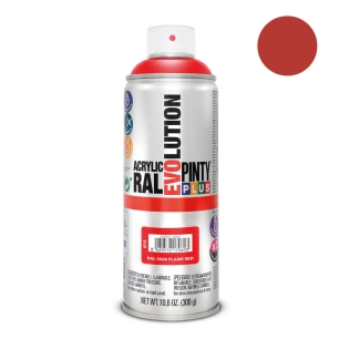 Peinture En Aérosol Pintyplus Evolution 520cc Ral 3000 Rouge Feu