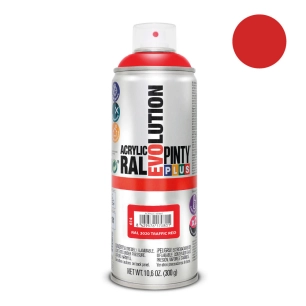 Peinture En Aérosol Pintyplus Evolution 520cc Ral 3020 Rouge Signalisation