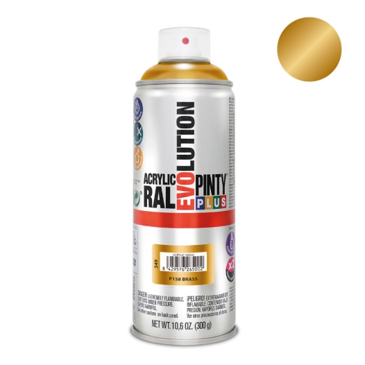 Peinture En Aérosol Pintyplus Evolution 520cc Laiton P158