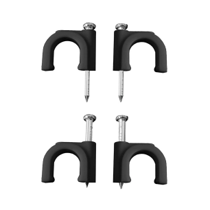 Agrafe Serre-Câble Noire Pour Tuyau Tubulaire 2x4 N° 9 (BOÎTE 100 U.)