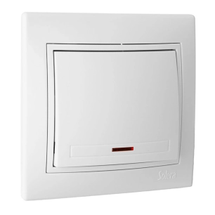 Bouton Poussoir Lumineux 10a 250v S.Europa Solera Erp04ilu