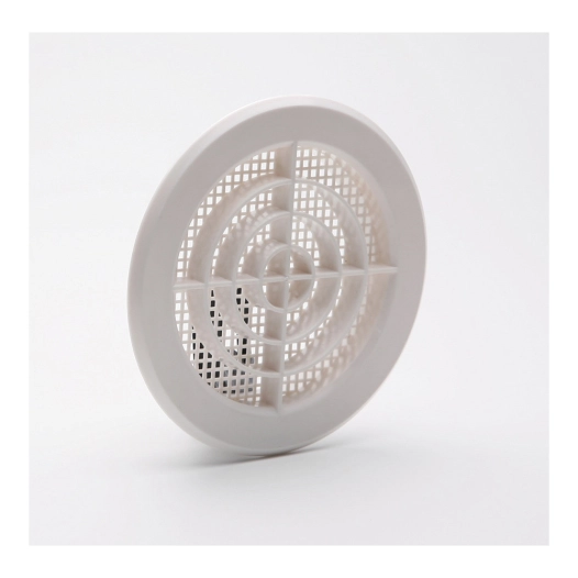 Grille Avec Toile Mousquitaire Couleur Blanche D-10-11cm Abs