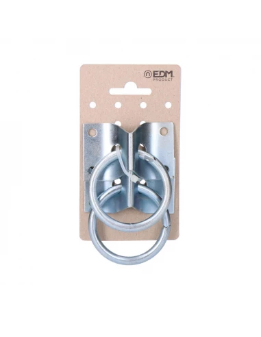 2 Anneaux De Parking Pour Chiens Avec Plaque 70 X 45 Mm En Carton A Suspendre Edm