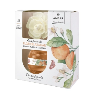Désodorisant Diffuseur ''AMBAR'' Fleur D'eau Frais Fleur D'oranger 60ml