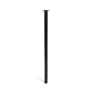 Pied Cylindrique En Acier Couleur Noire Mod. 401g. Dimensions Ø3x70cm 2-401g.700.03 Rei