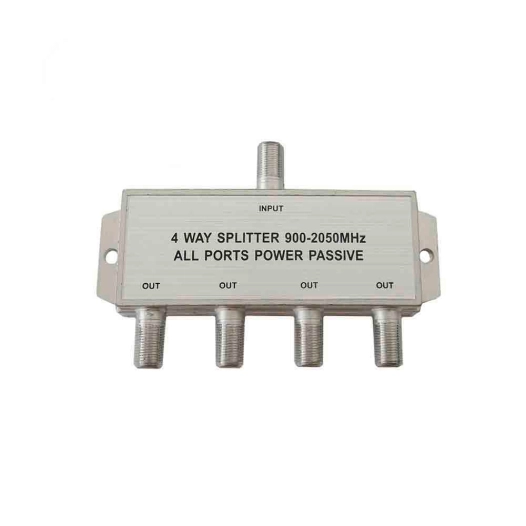 Répartiteur/Sat 4 Sorties 900-2050 Mhz Uniquement Pour Antenne Parabolique (RETRACTABLE) Edm