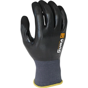 Gant De Travail Nylon/Nitrile Noir Taille 7 Juba