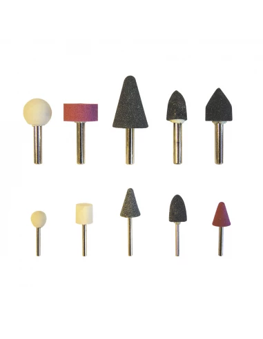 Blister 10 Accesoires Mini Ponceuse 1/4''-1/8'' A210 Mota