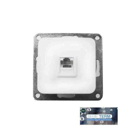 Prise Rj45 Cat6 Encastrable ''TERM'' Edm (SACHET Blister)