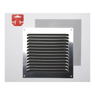 Grille Avec Toile Moustiquaire 0.6 Acier Inoxydable 150x150mm (G)