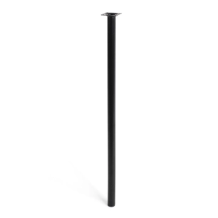 Pied Cylindrique En Acier Couleur Noire Mod. 401g. Dimensions Ø3x80cm 2-401g.800.03 Rei