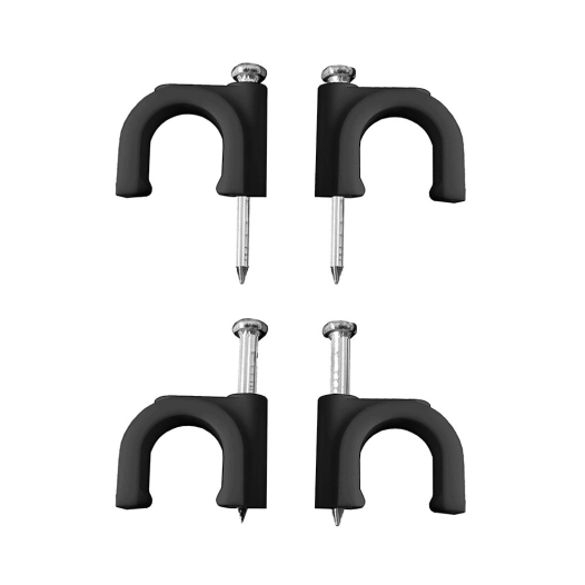 Agrafe Serre-Câble Noire Pour Tuyau Tubulaire 2x6 N° 10 (BOÎTE 100 U.)