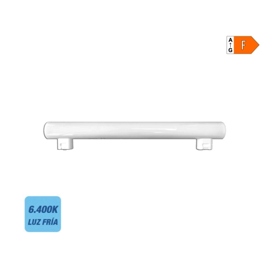 Linestra Led 2 Prises S14s 7w 500lm 6400k Lumière Froide Ø3x30cm Edm