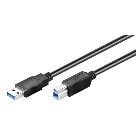 Câble Usb 3.0 A-B 1,8m Noir