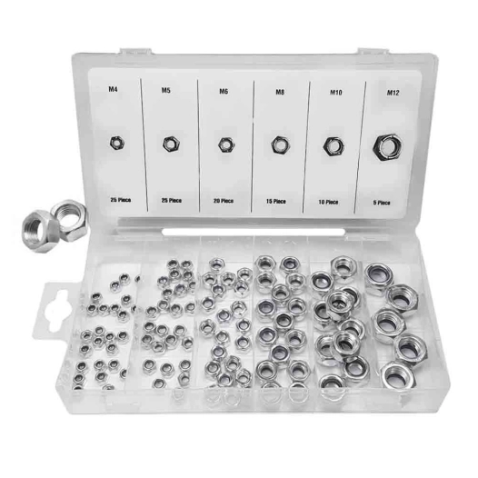 Assortiment De 100 Écrous Autobloquants
