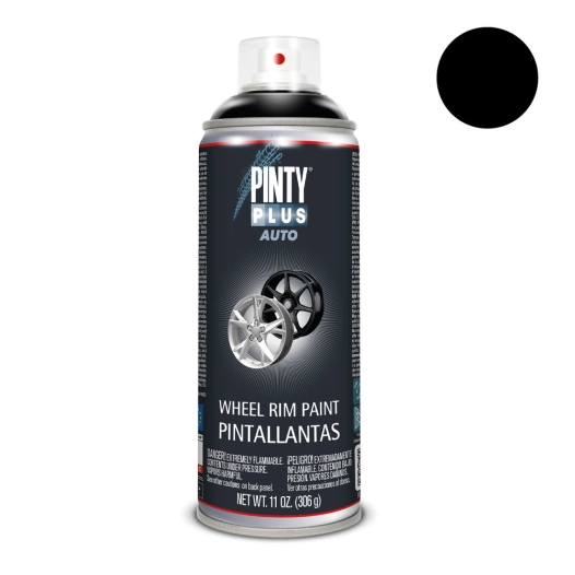 Peinture En Aérosol Pintyplus Auto 520cc Spécial Jantes L104 Noir