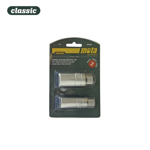 Jeu Douilles Demonte Bougies 3/8'' (2pcs.) Ek281 Mota