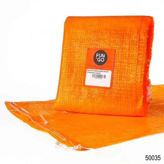 Pack 10unit. Sac Polymesh Whisky Avec Anse 55x83cm Fun & Go